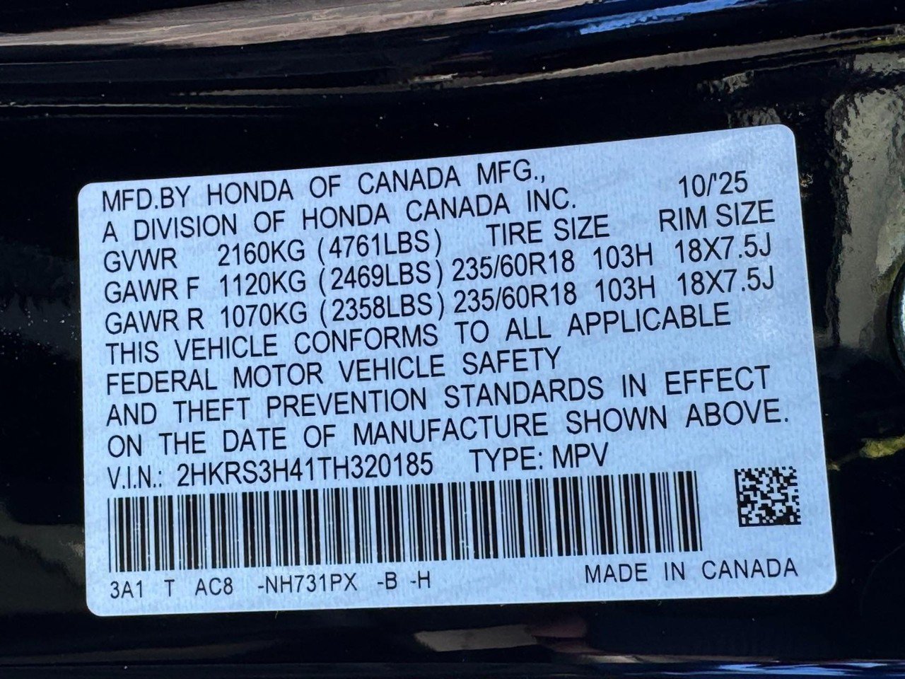 Certified 2026 Honda CR-V EX image 25