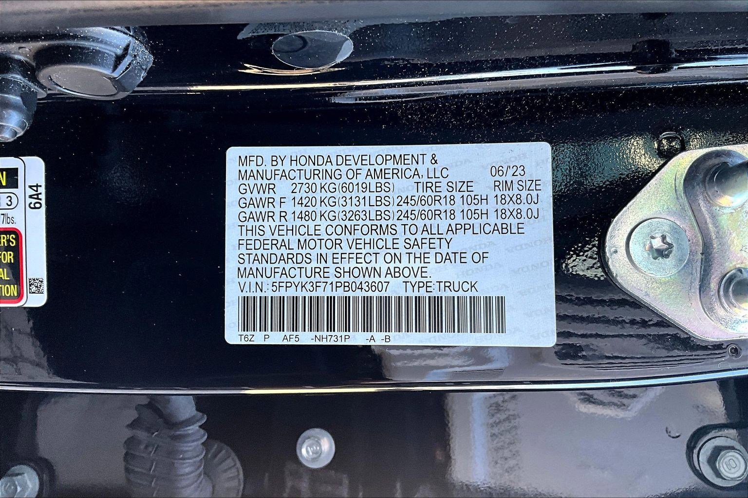 Used 2023 Honda Ridgeline RTL-E image 20