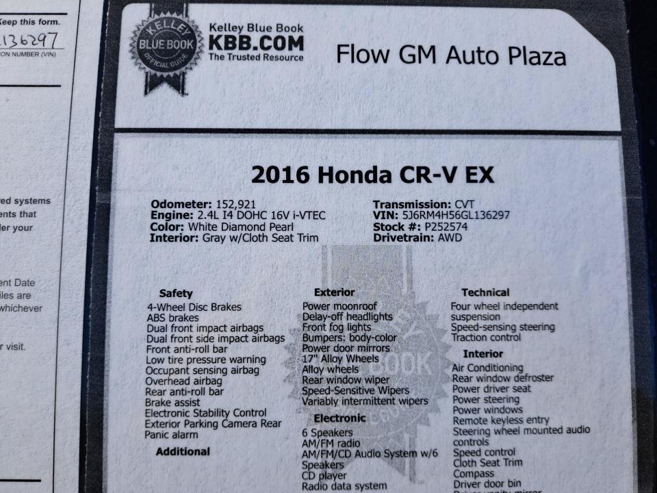 Used 2016 Honda CR-V EX image 39