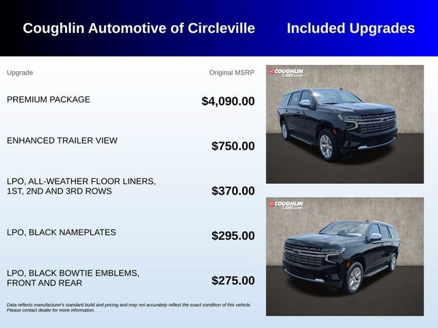 Used 2024 Chevrolet Tahoe Premier w/ Premium Package AWD/4WD image 3