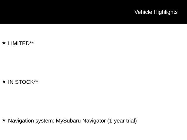 New 2026 Subaru Outback Limited image 3