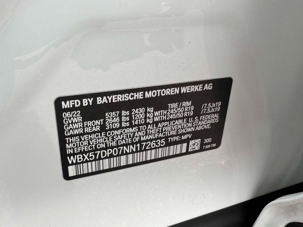 Used 2022 BMW X3 xDrive30i w/ Convenience Package w/ZPA image 19