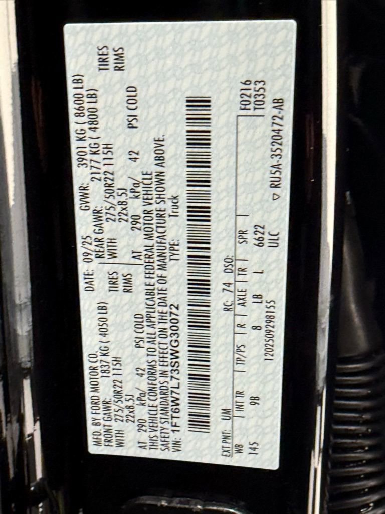 New 2025 Ford F150 Lightning Platinum AWD/4WD image 45