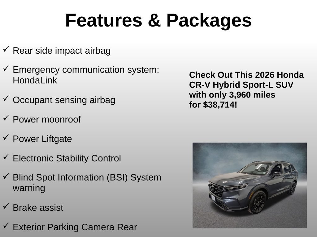 Certified 2026 Honda CR-V Sport-L image 16