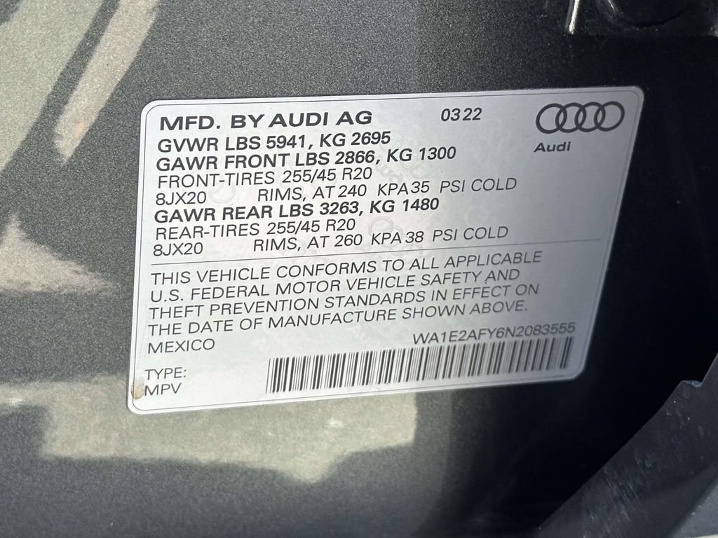 Used 2022 Audi Q5 e Premium Plus AWD/4WD image 23
