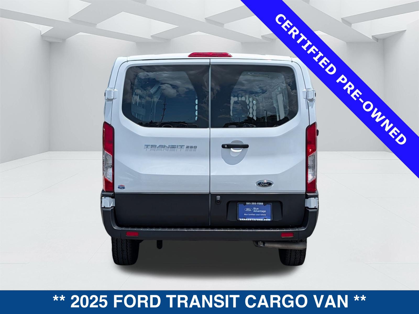 Certified 2025 Ford Transit 250 Low Roof w/ Exterior Upgrade Package RWD image 6