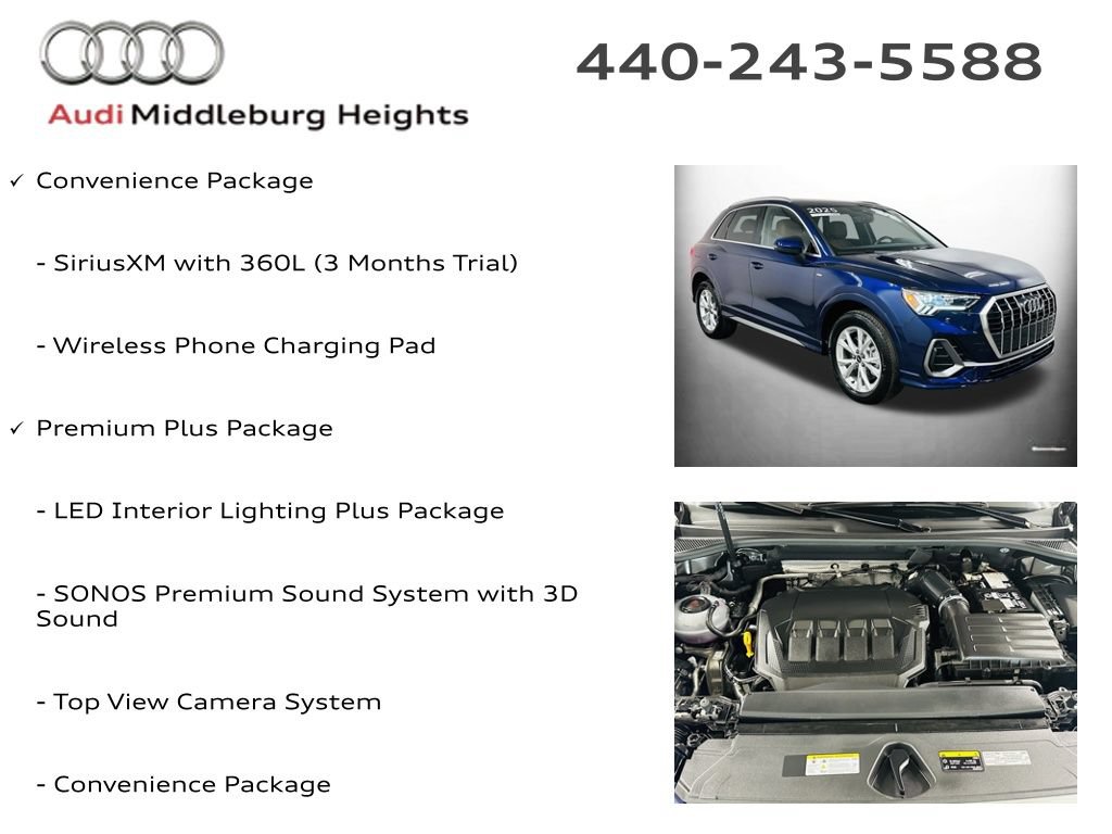 Certified 2025 Audi Q3 2.0T Premium Plus w/ Premium Plus Package AWD/4WD image 12