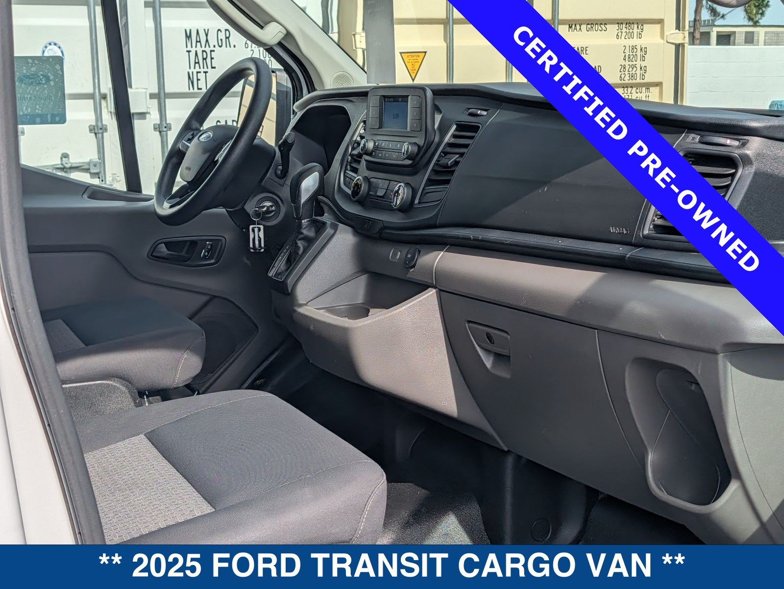 Certified 2025 Ford Transit 250 Low Roof w/ Exterior Upgrade Package RWD image 17