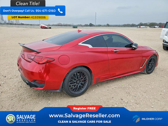 Used 2017 INFINITI Q60 Red Sport 400 image 4