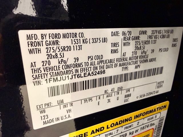 Used 2020 Ford Expedition XLT w/ Equipment Group 202A AWD/4WD image 54