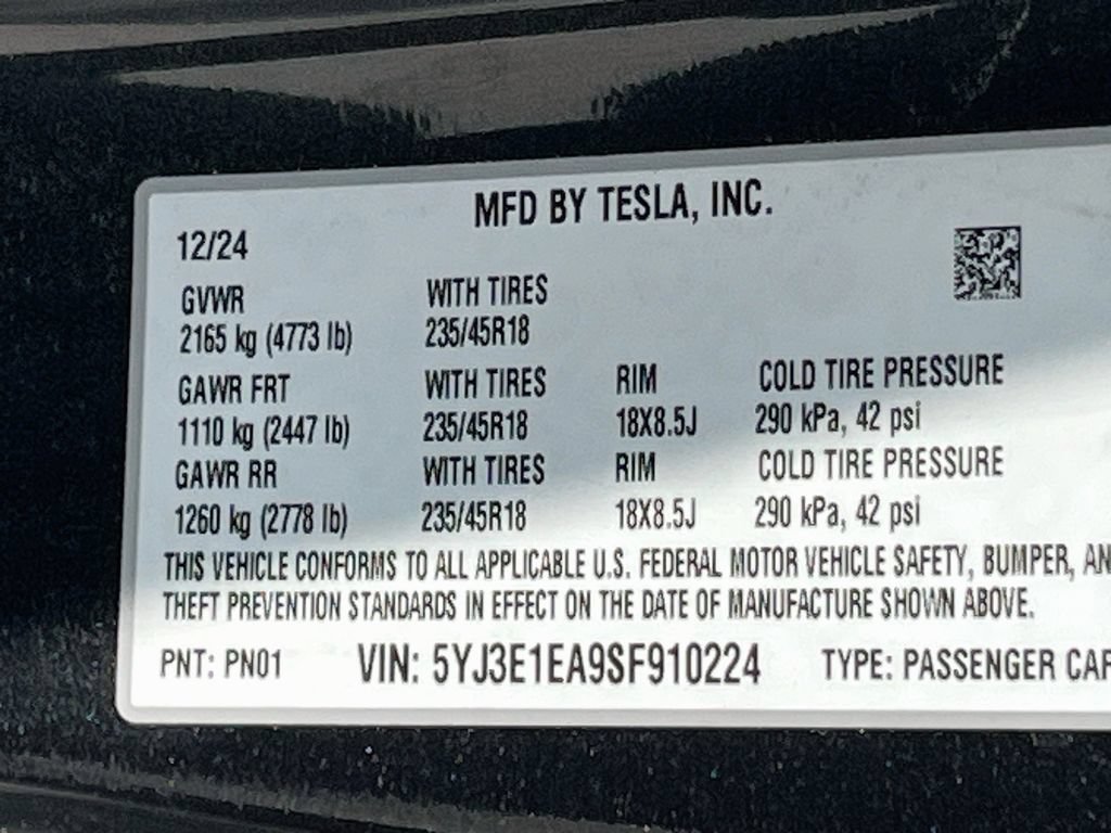 Used 2025 Tesla Model 3 Long Range RWD image 33