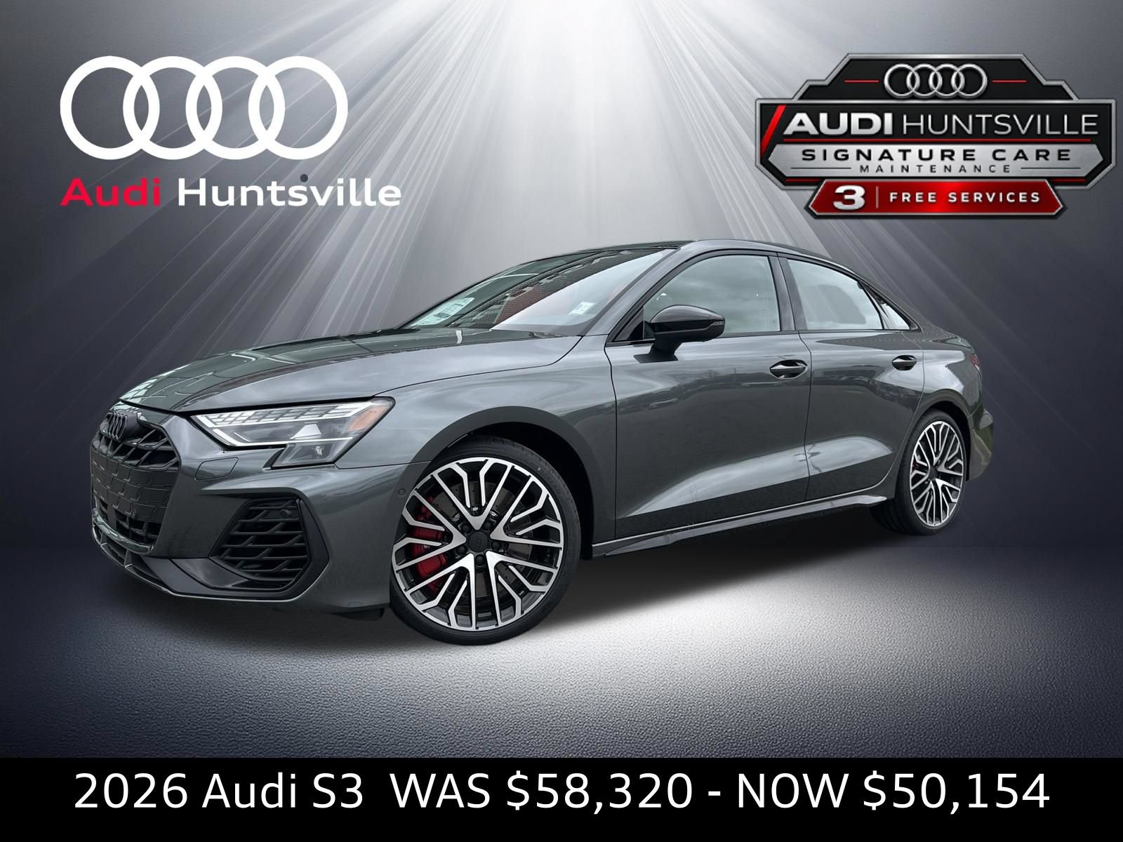 New 2026 Audi S3 Premium