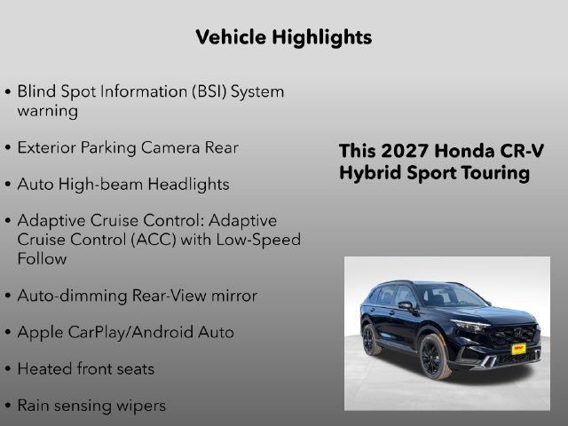 New 2027 Honda CR-V Sport Touring image 32