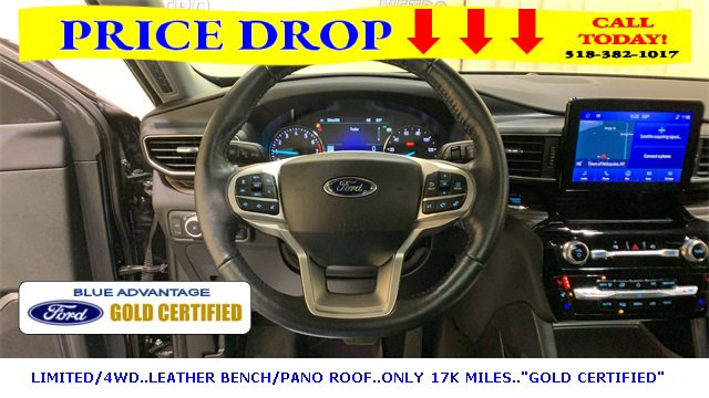 Certified 2022 Ford Explorer Limited w/ Equipment Group 301A image 39