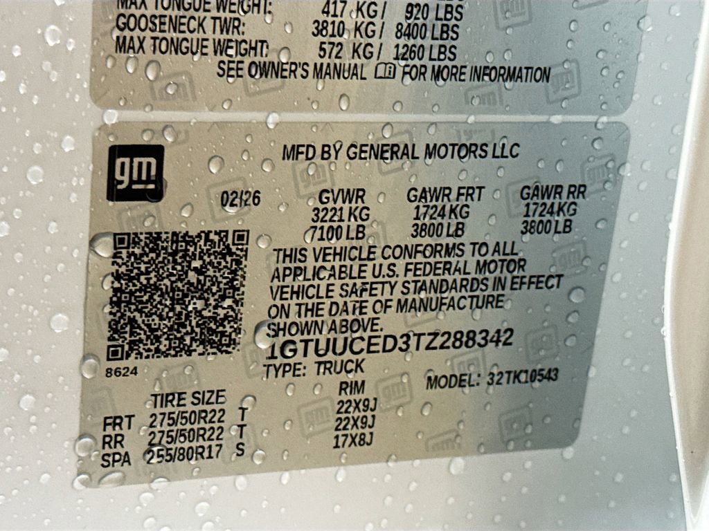 New 2026 GMC Sierra 1500 Elevation w/ Elevation Premium Package AWD/4WD image 32