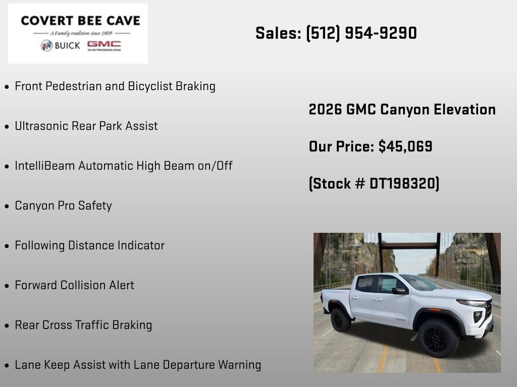 New 2026 GMC Canyon Elevation AWD/4WD image 12
