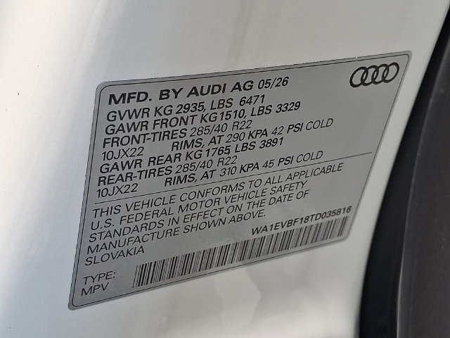 New 2026 Audi Q8 Premium Plus AWD/4WD image 20