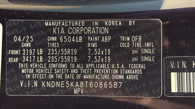 Used 2026 Kia Carnival SX Prestige FWD image 28