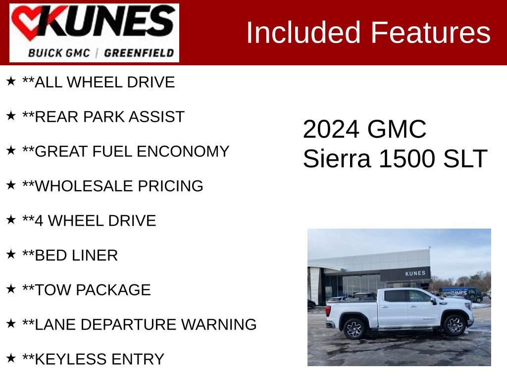 Used 2024 GMC Sierra 1500 SLT w/ SLT Premium Package image 3