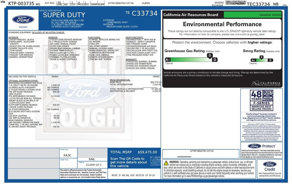 Used 2026 Ford F350 XL w/ STX Appearance Package AWD/4WD image 35