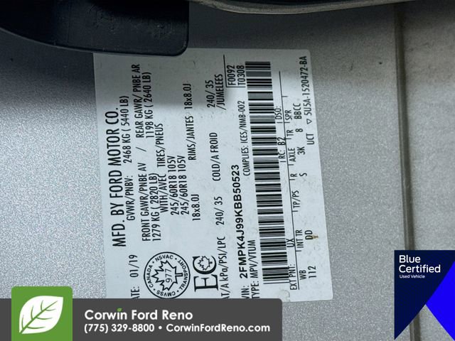 Certified 2019 Ford Edge SEL w/ Convenience Package image 33