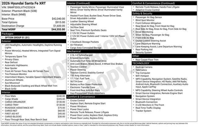 New 2026 Hyundai Santa Fe XRT AWD/4WD image 27