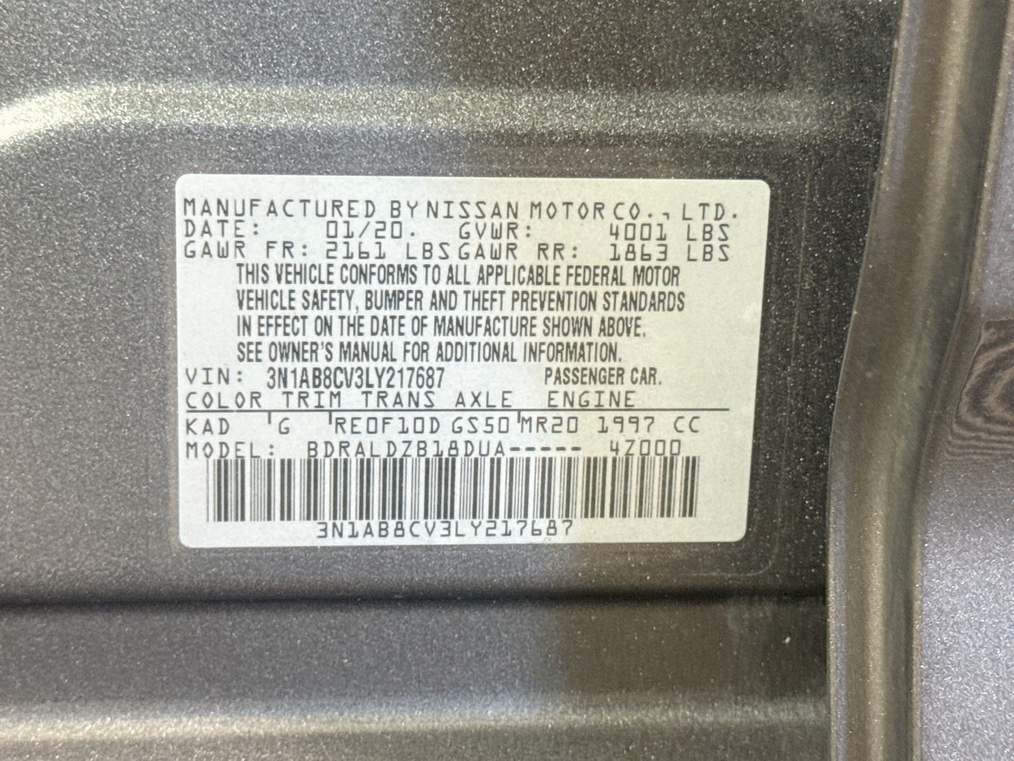 Used 2020 Nissan Sentra SV FWD image 40