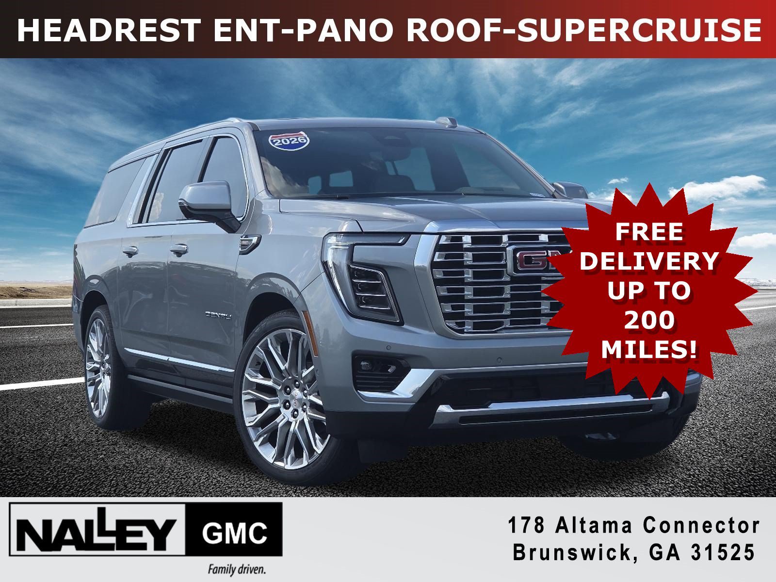 New 2026 GMC Yukon XL Denali w/ Denali Reserve Package
