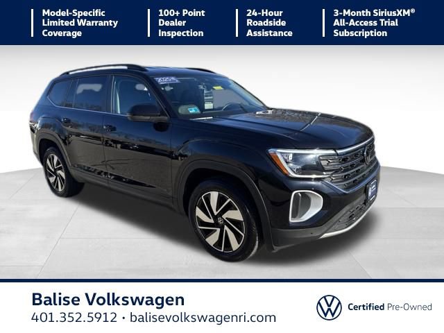 Certified 2025 Volkswagen Atlas SE