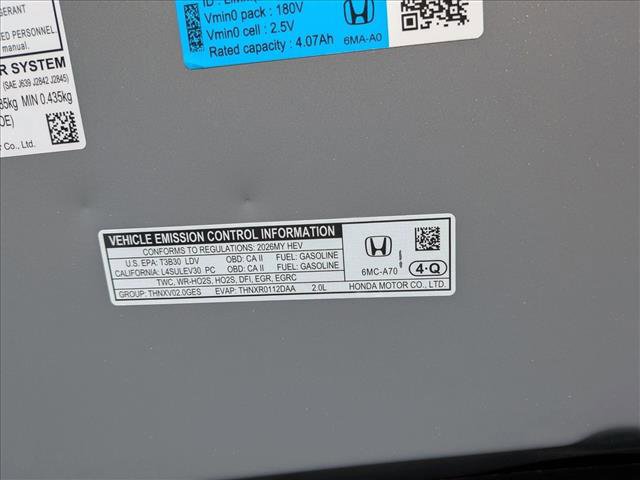 New 2026 Honda Civic FWD Hybrid Sedan image 16