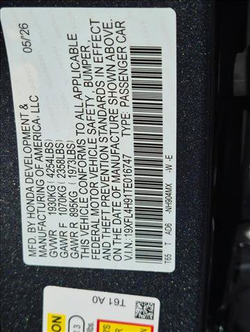 New 2026 Honda Civic Sport Touring image 16