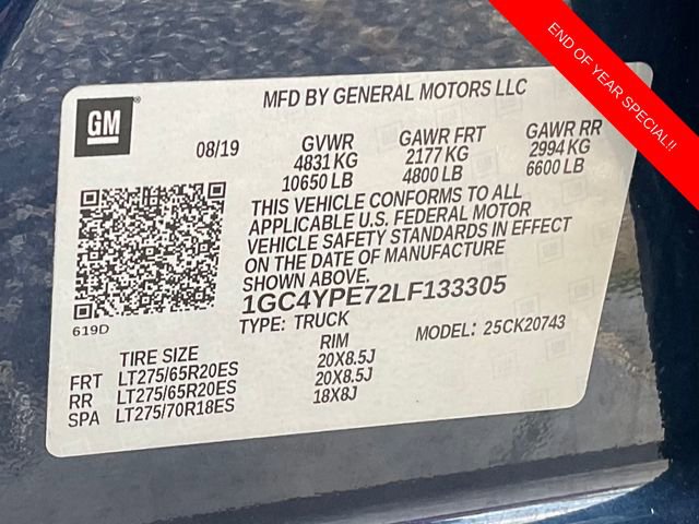 Used 2020 Chevrolet Silverado 2500 LTZ image 19