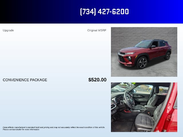 Used 2023 Chevrolet TrailBlazer RS w/ Convenience Package FWD image 5
