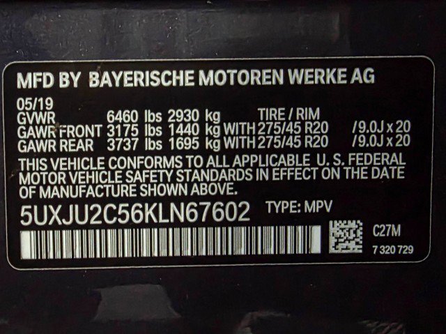 Used 2019 BMW X5 xDrive50i w/ M Sport Package image 49