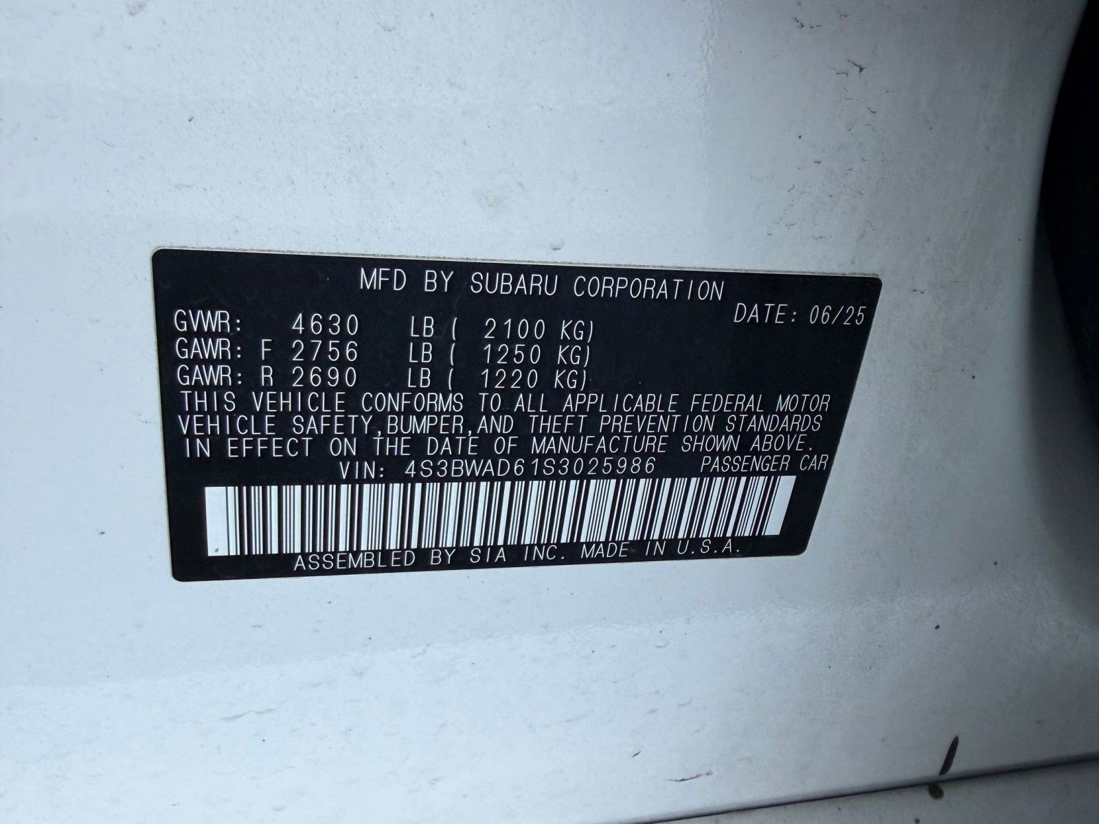 Used 2025 Subaru Legacy Premium AWD/4WD image 21