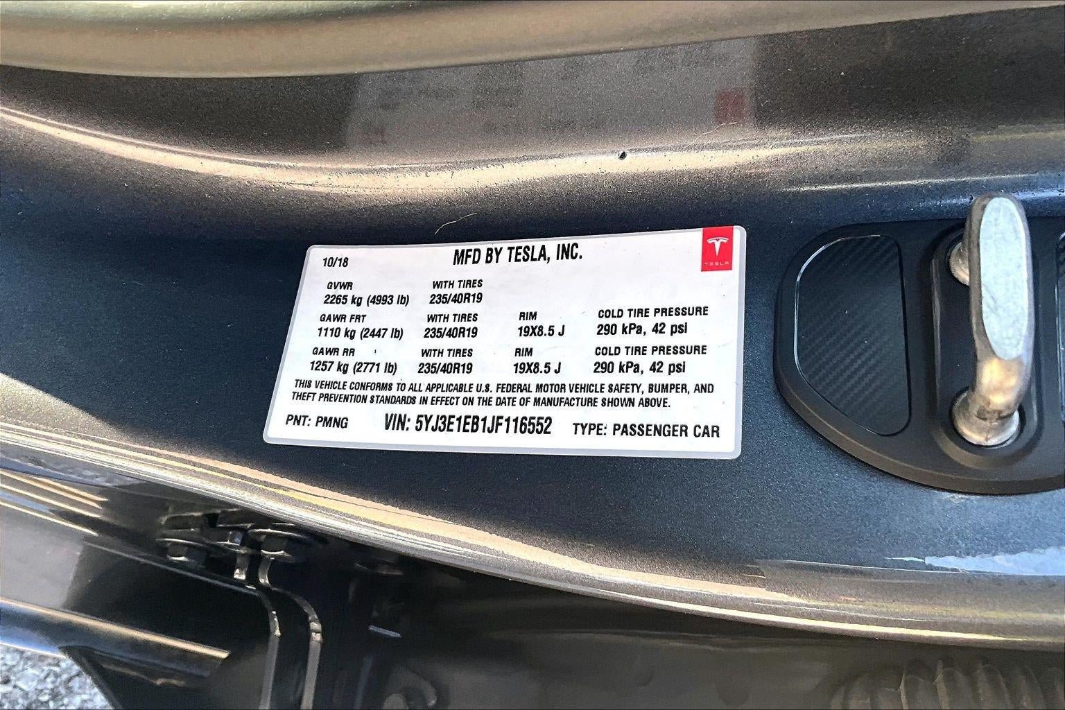 Used 2018 Tesla Model 3 Long Range AWD/4WD image 27