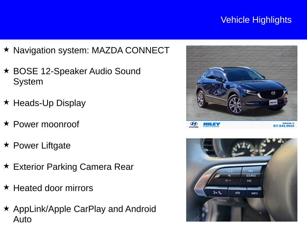 Used 2025 MAZDA CX-30 AWD 2.5 S w/ Premium Package image 9