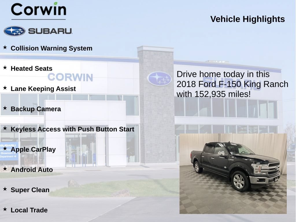 Used 2018 Ford F150 King Ranch w/ Equipment Group 601A Luxury AWD/4WD image 6