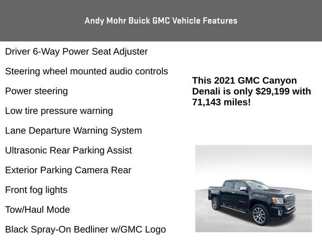 Used 2021 GMC Canyon Denali AWD/4WD image 16