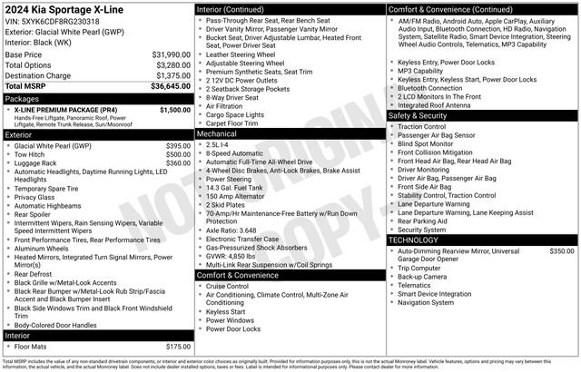 Used 2024 Kia Sportage X-Line w/ X-Line Premium Package image 4