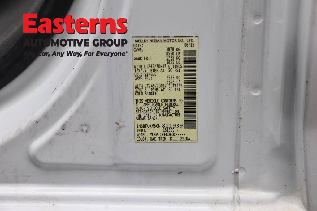 Used 2016 Nissan NV 1500 S w/ Power Package RWD image 35