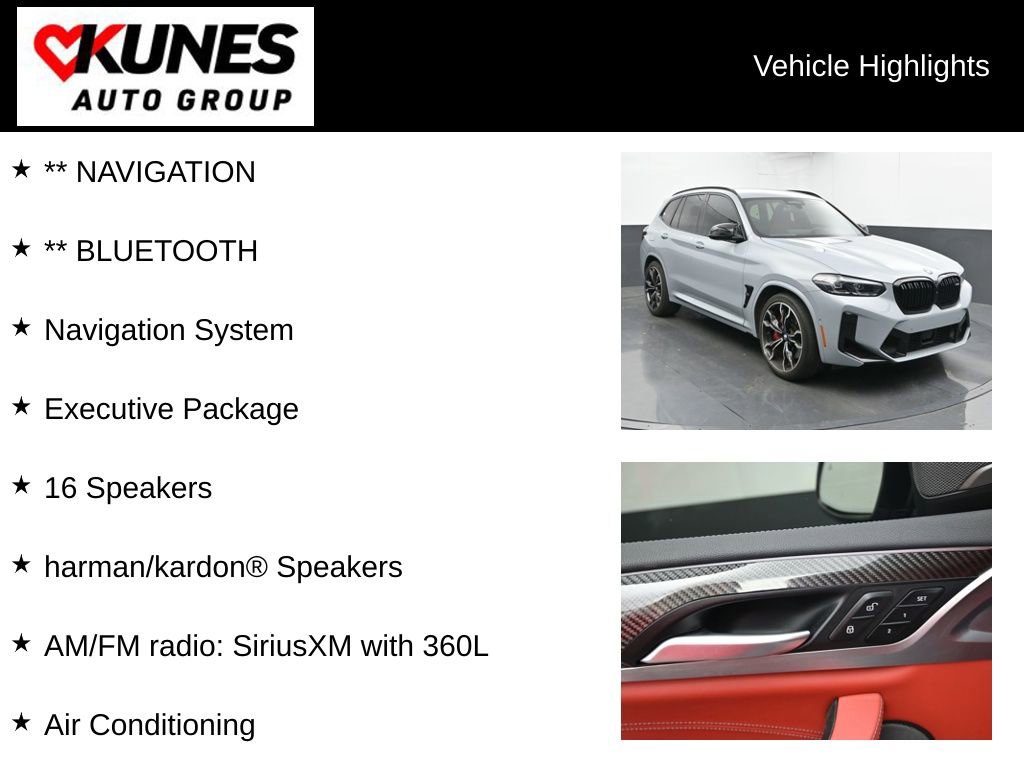 Used 2024 BMW X3 M w/ Competition Package image 2