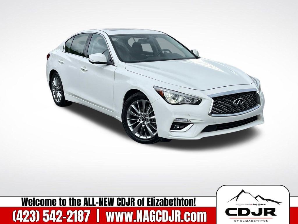 Used 2022 INFINITI Q50 Luxe w/ Cargo Package
