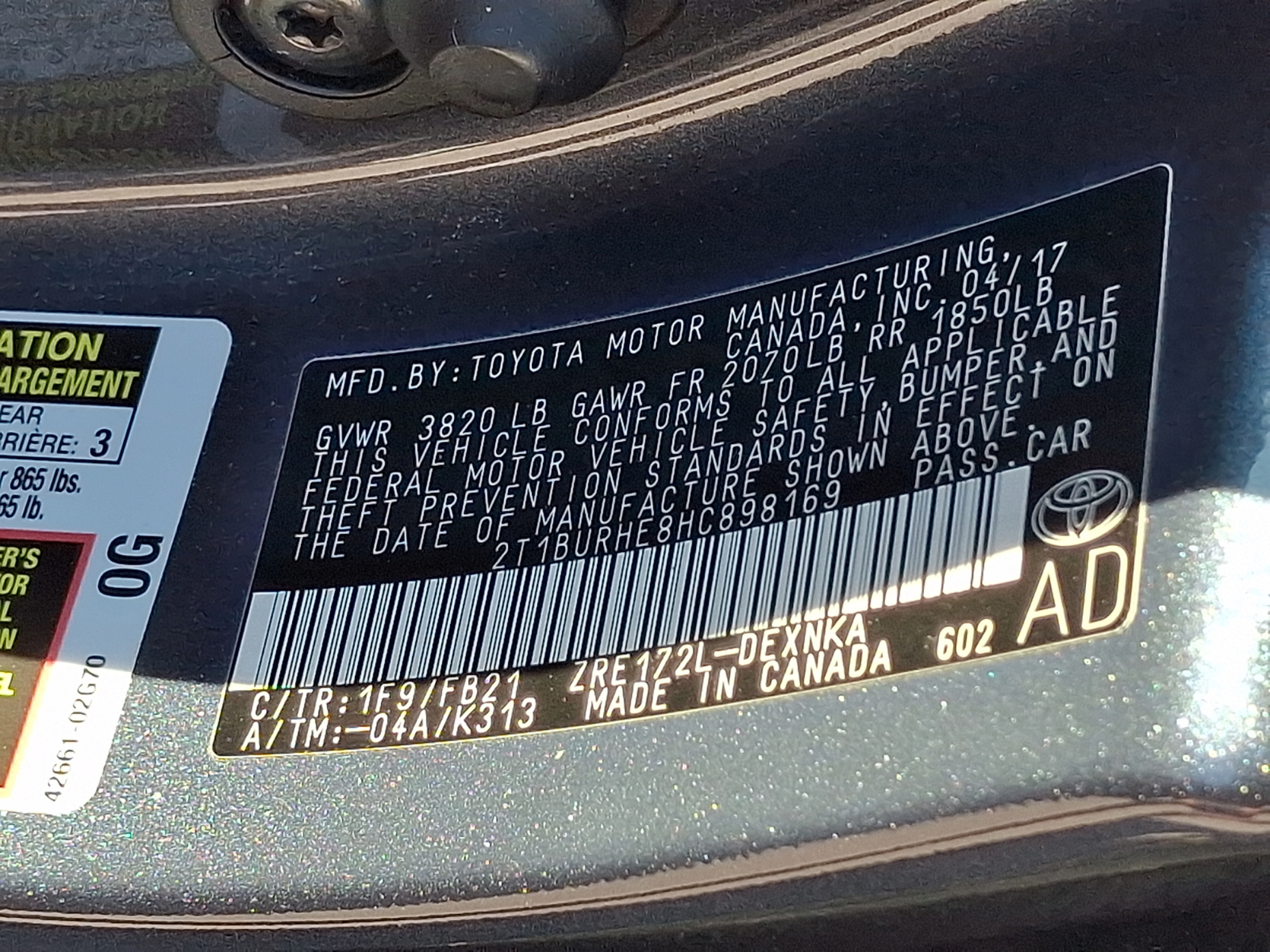 Used 2017 Toyota Corolla LE w/ Carpet Mat Package (TMS) FWD image 26