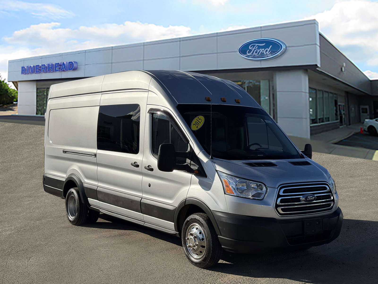 Used 2015 Ford Transit 350 148 High Roof Extended DRW image 2