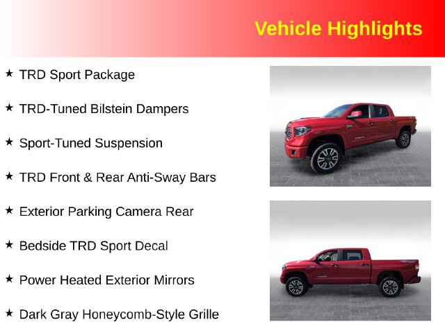 Used 2019 Toyota Tundra SR5 w/ TRD Sport Package AWD/4WD image 3