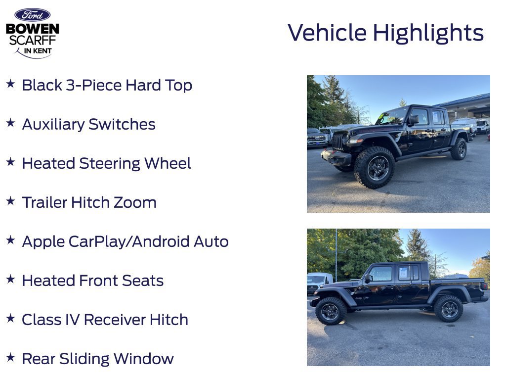 Used 2023 Jeep Gladiator Rubicon w/ Cold Weather Group AWD/4WD image 12