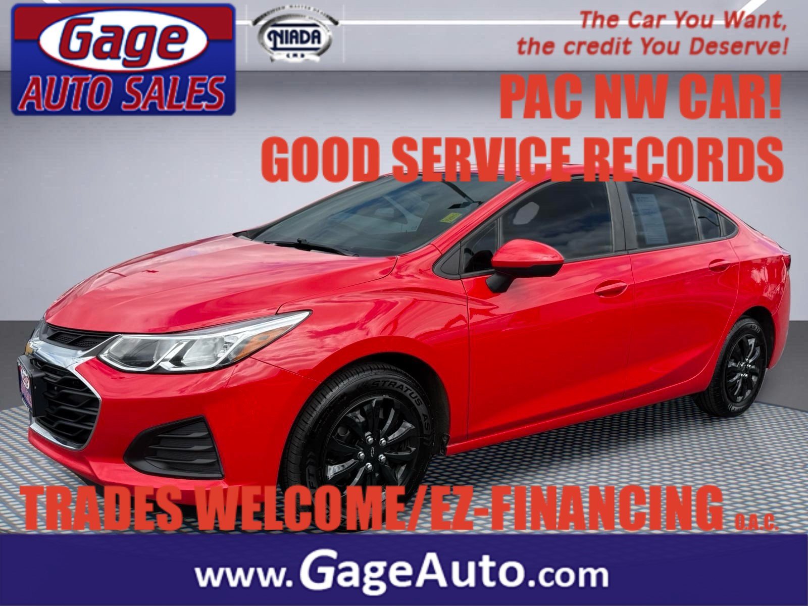 Used 2019 Chevrolet Cruze LS FWD image 1