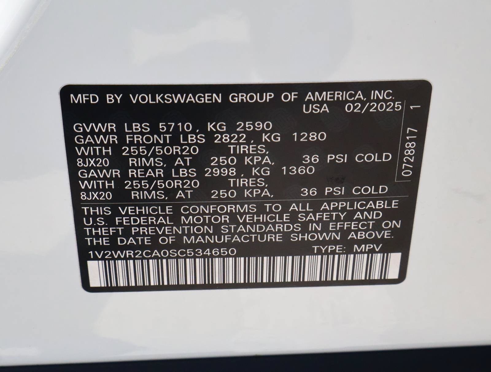 Used 2025 Volkswagen Atlas SE FWD image 22
