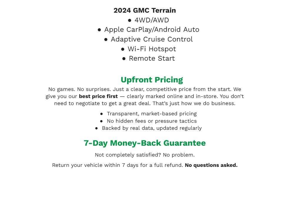 Used 2024 GMC Terrain Denali image 2